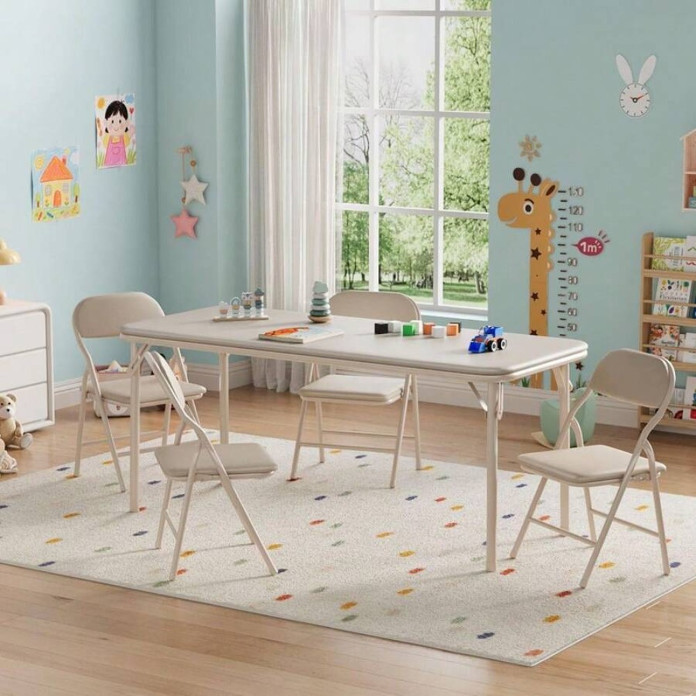 Kids Activity Table Set Foldin - Kids Outdoor Folding Table ulasan dan harga