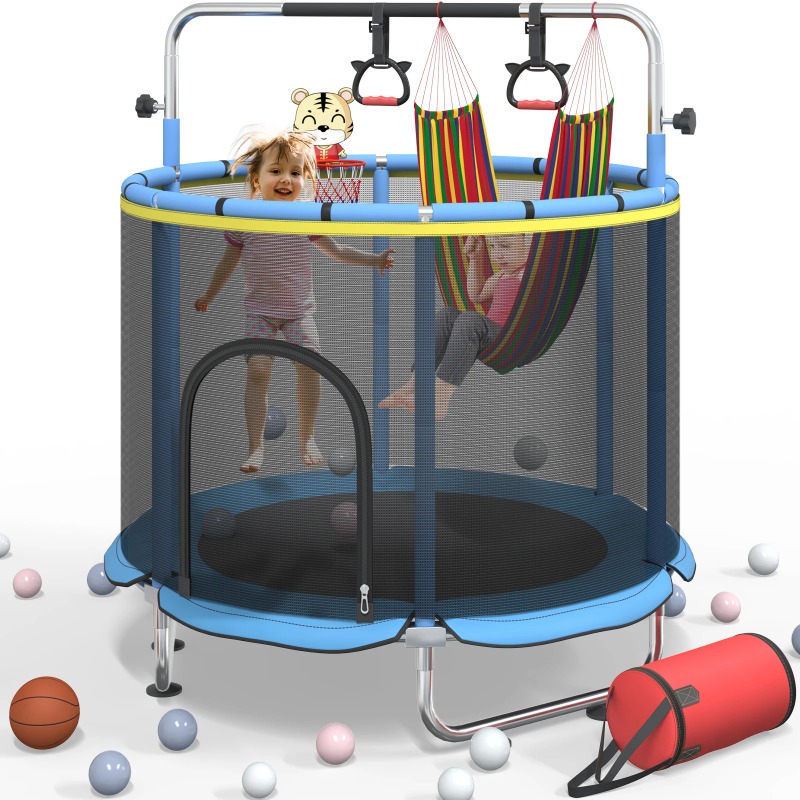 5FT Toddler Trampoline 8-in-1  - Kids Outdoor Hammock ulasan dan harga