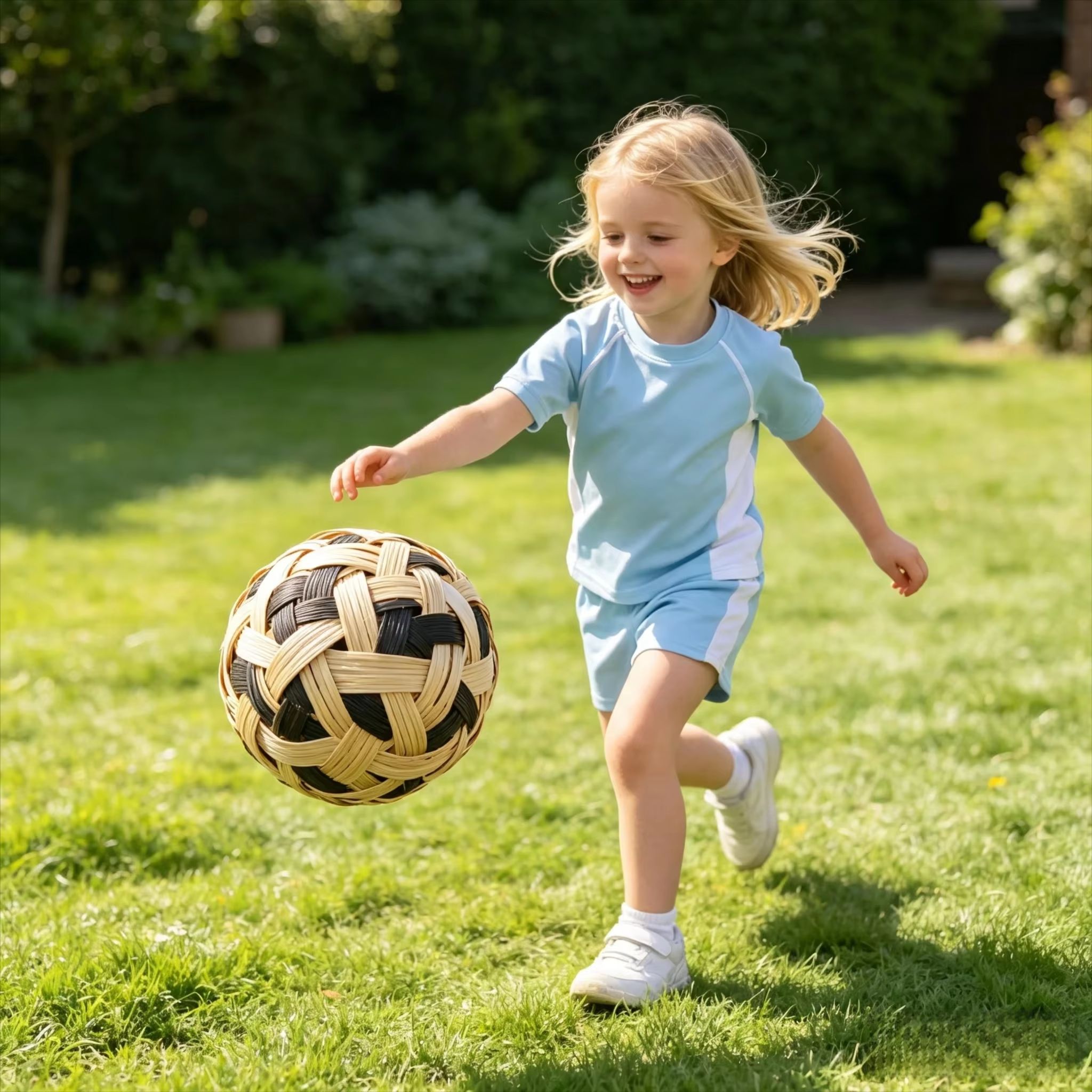 Kids Sepak Takraw Rattan Ball  - Kids Outdoor Play ulasan dan harga