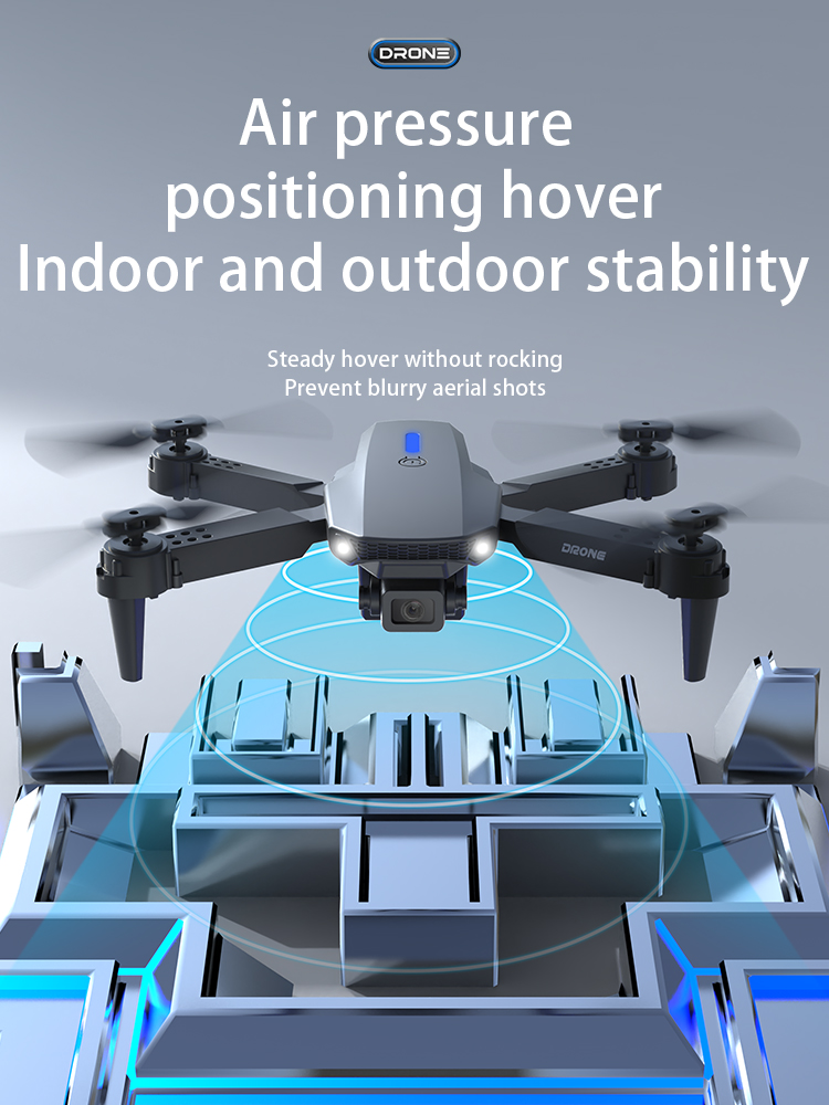 E88 Foldable RC Drone Dual Cam - Kids Outdoor Air Quality ulasan dan harga