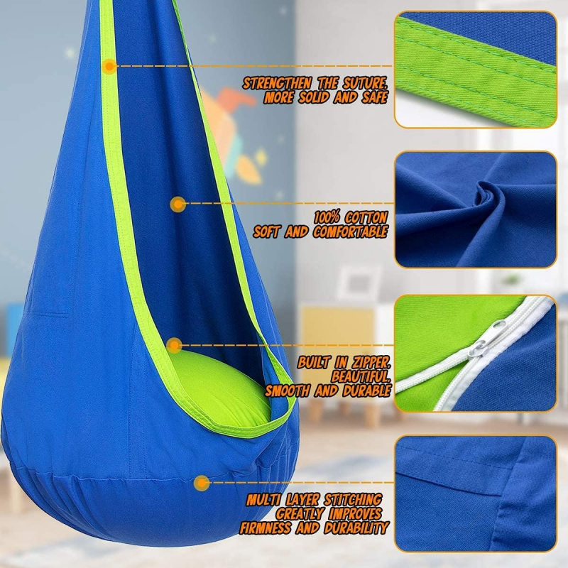 Children Hanging Pod Swing Ham - Kids Outdoor Hammock ulasan dan harga