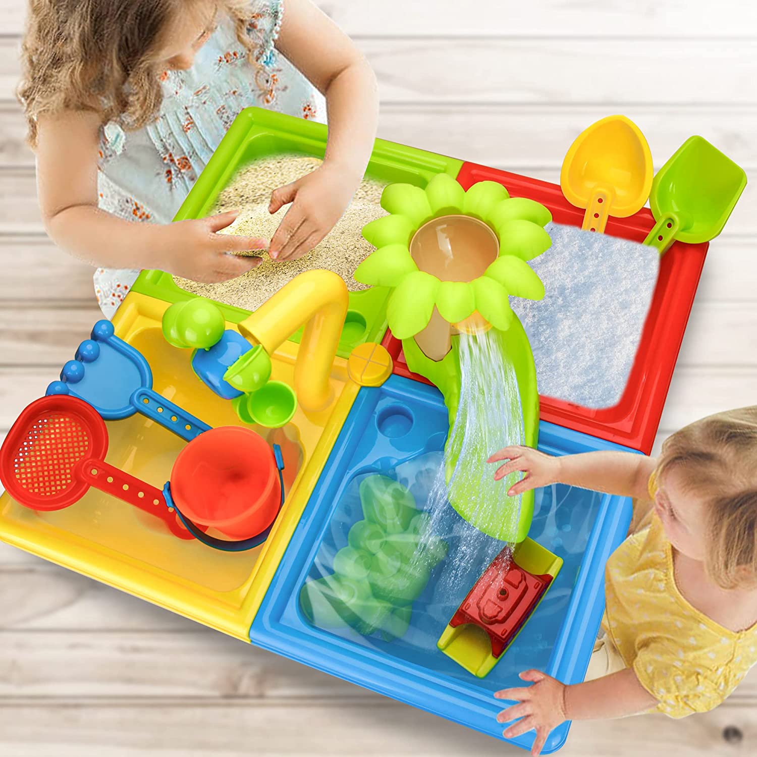 Beach Table Sand Play Toys Chi - Kids Outdoor Play ulasan dan harga