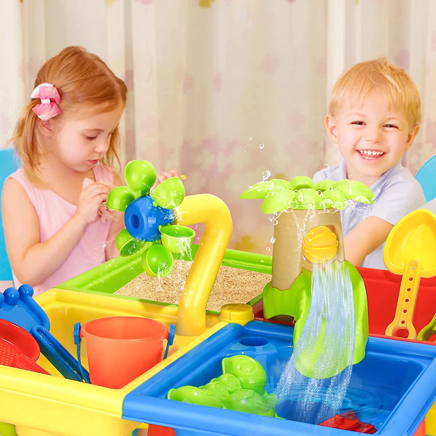 Beach Table Sand Play Toys Chi - Kids Outdoor Play ulasan dan harga