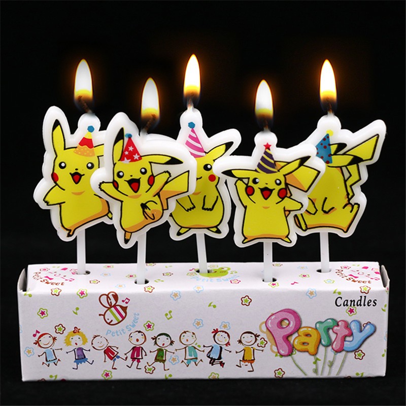 5pcs/lot Pokemon Birthday Cake - Kids Outdoor Kitchen Accessories ulasan dan harga