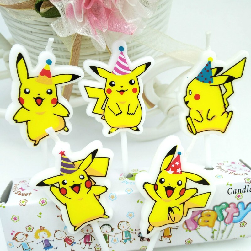 5pcs/lot Pokemon Birthday Cake - Kids Outdoor Kitchen Accessories ulasan dan harga