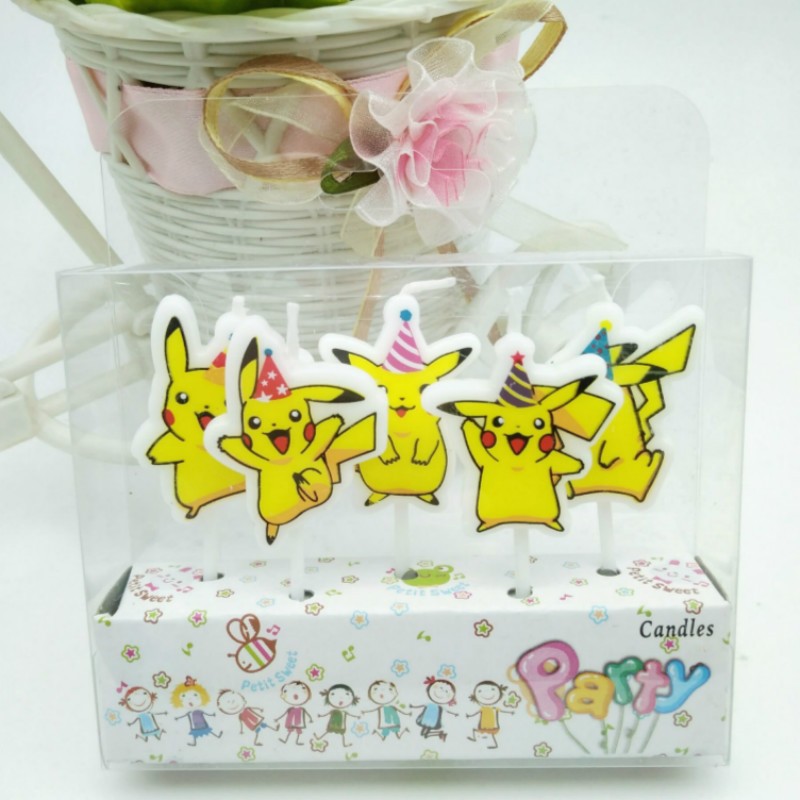 5pcs/lot Pokemon Birthday Cake - Kids Outdoor Kitchen Accessories ulasan dan harga