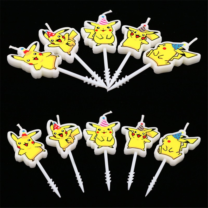 5pcs/lot Pokemon Birthday Cake - Kids Outdoor Kitchen Accessories ulasan dan harga