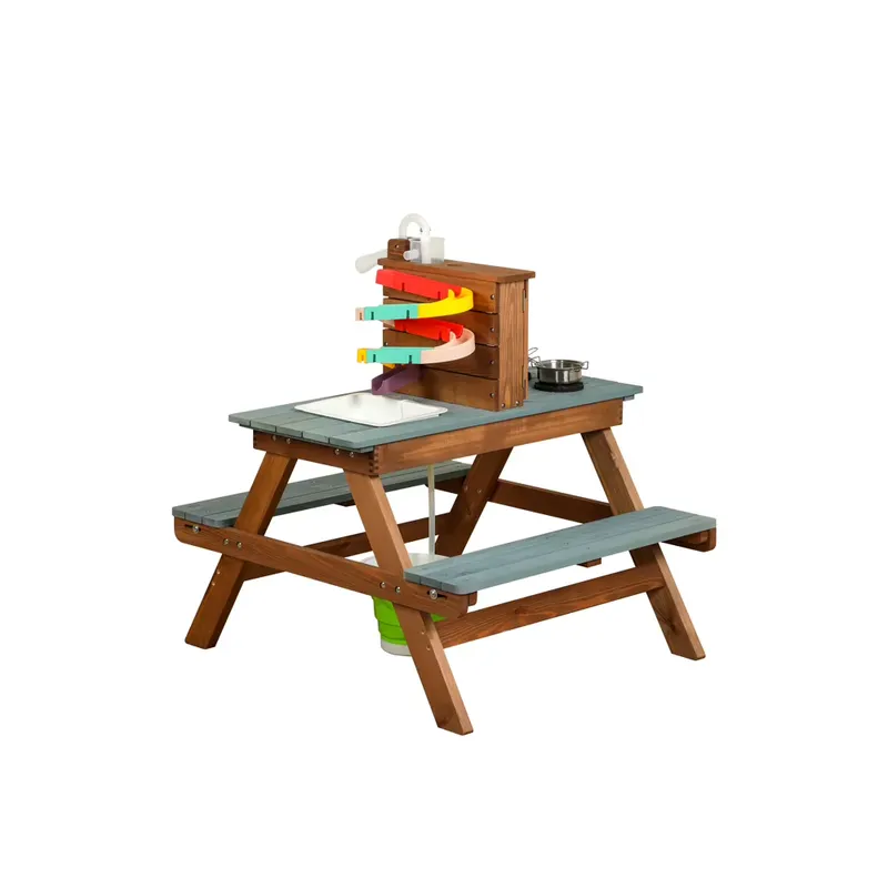 COMMIKI Wooden Outdoor Game Ta - Kids Outdoor Folding Table ulasan dan harga