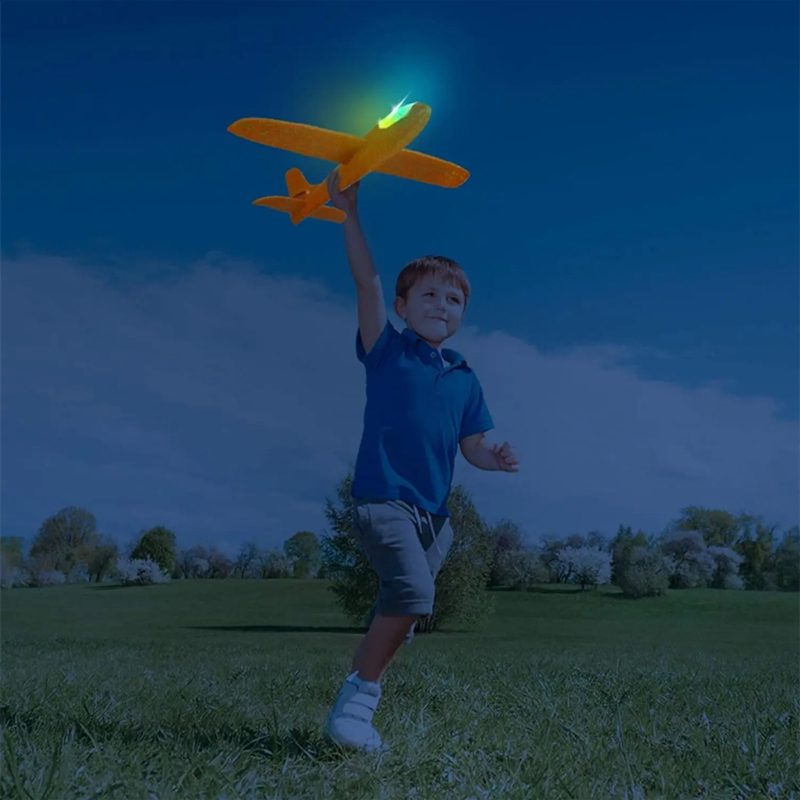 Electric Foam Plane Glider Han - Kids Outdoor Play ulasan dan harga