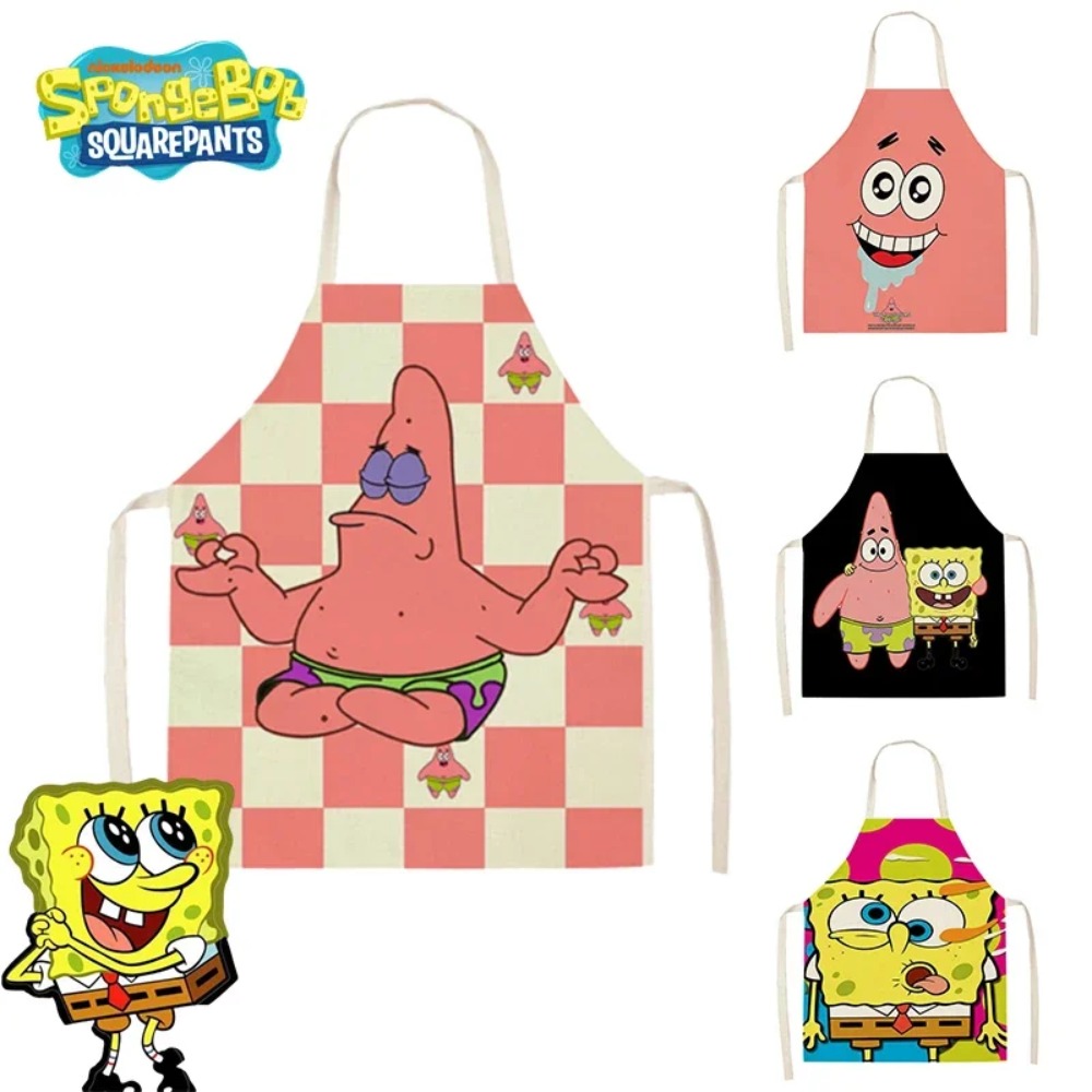 SpongeBob Patrick Kitchen Apro - Kids Outdoor Kitchen Accessories ulasan dan harga