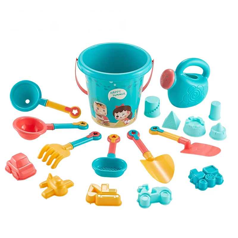 18PCS Beach Toy Set Bucket Sea - Kids Outdoor Park ulasan dan harga
