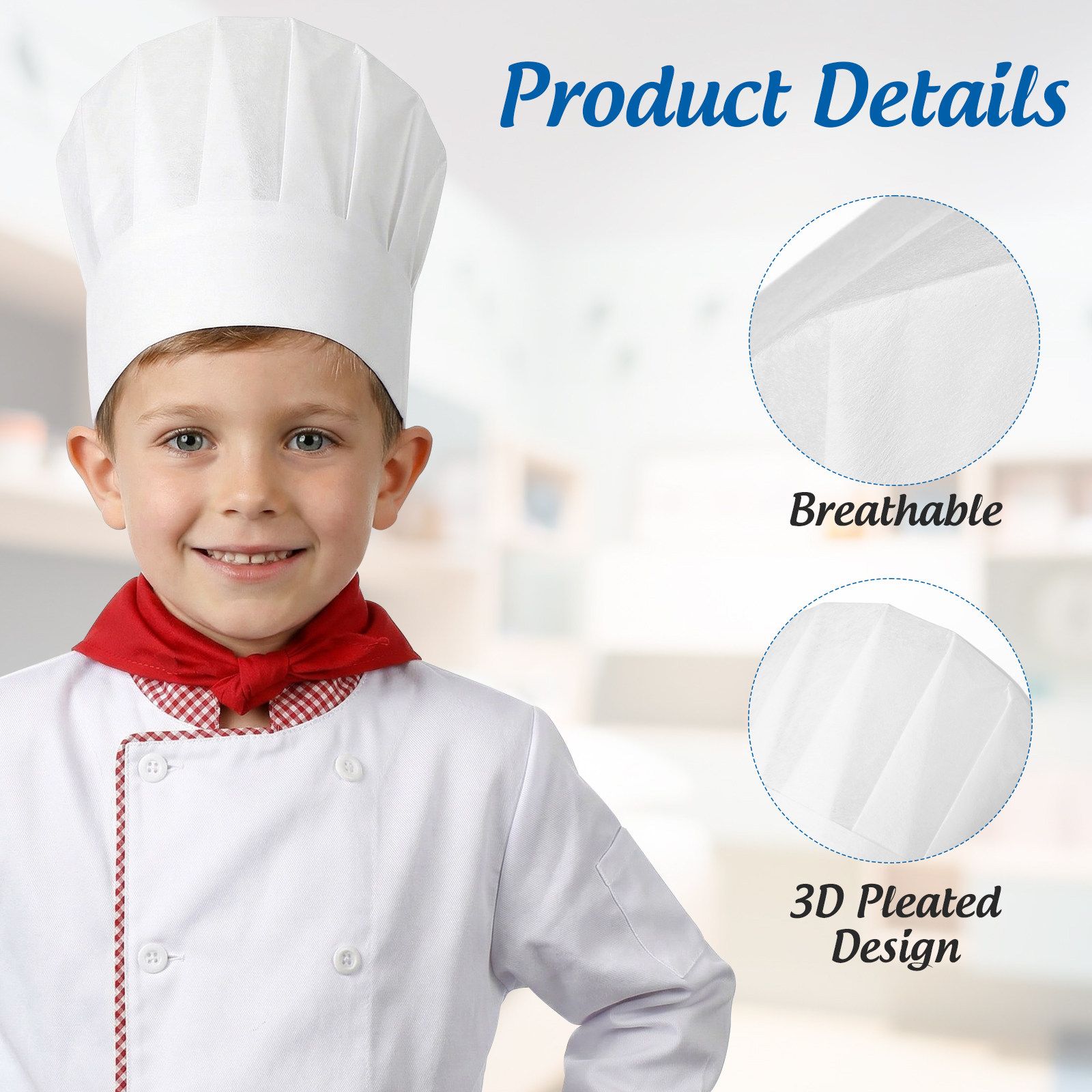 20pcs Children Disposable Chef - Kids Outdoor Kitchen Accessories ulasan dan harga