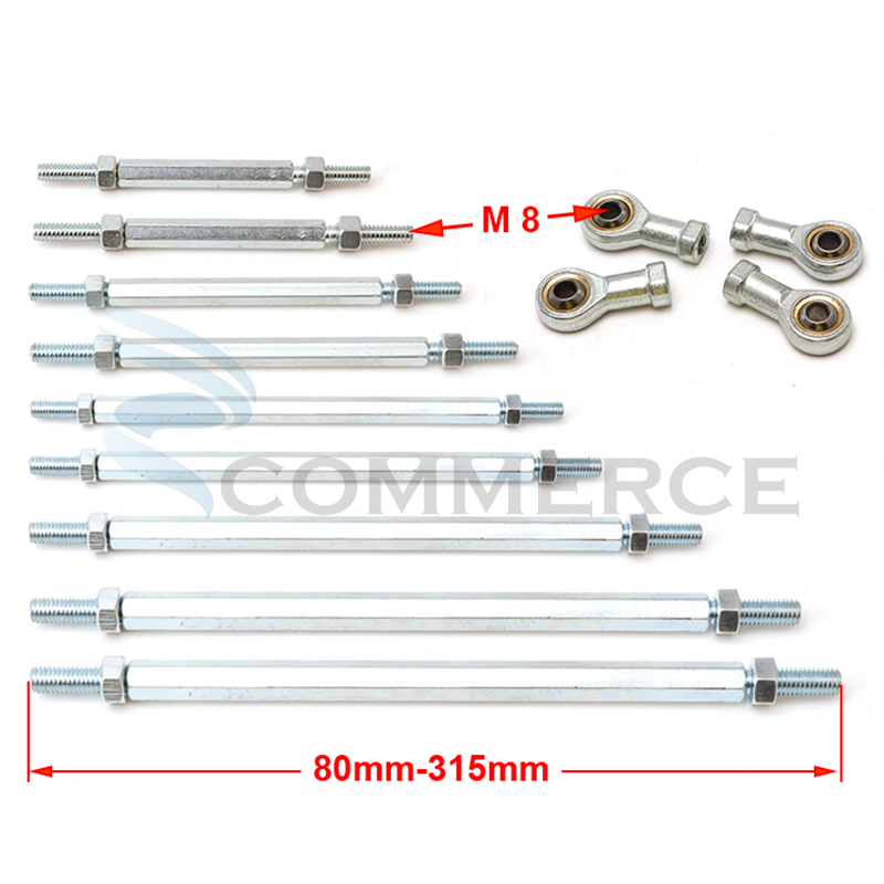 1pair 80mm-315mm Steering Tie  - Kids Outdoor Quad ulasan dan harga