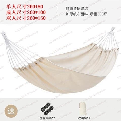 Double canvas stickless single - Kids Outdoor Hammock Swing ulasan dan harga