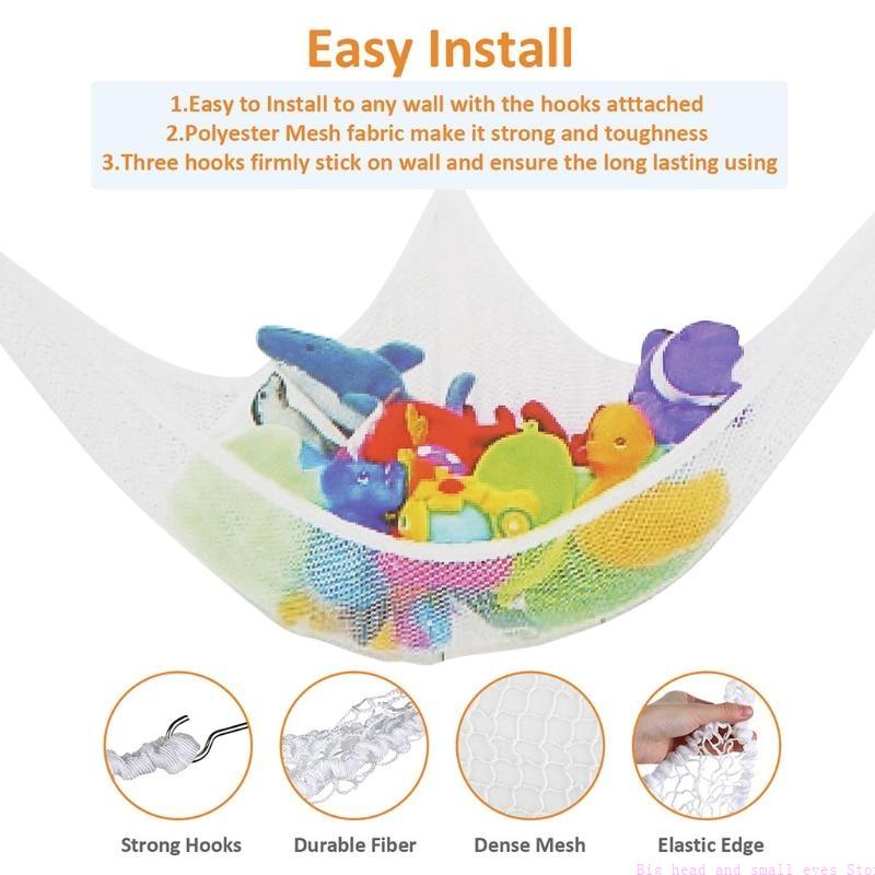 Mesh Net Toy Hammock Corner St - Kids Outdoor Hammock ulasan dan harga
