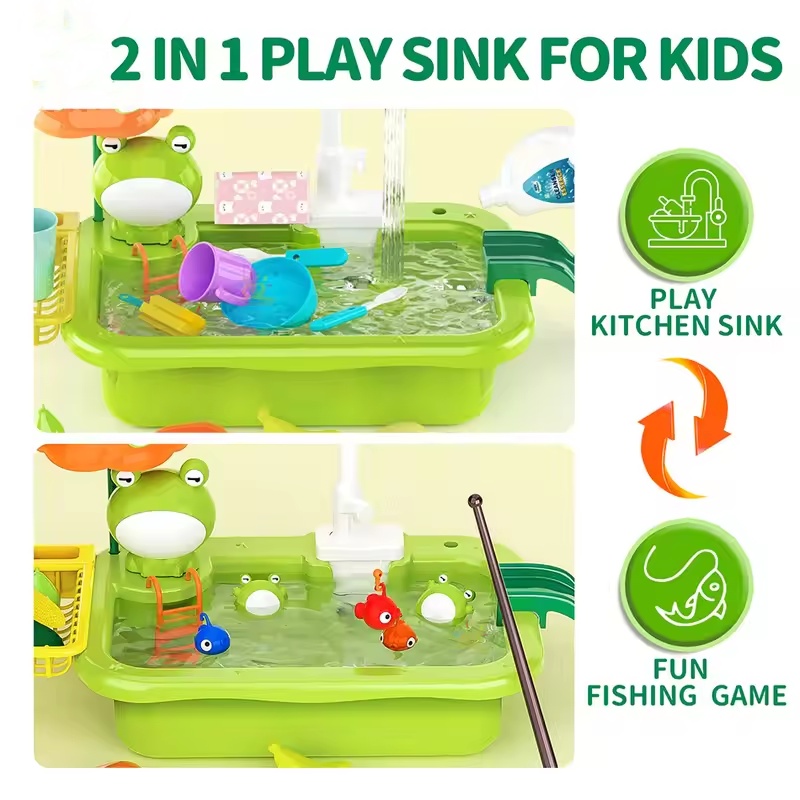 New Kids Kitchen Sink Electric - Kids Outdoor Kitchen Accessories ulasan dan harga