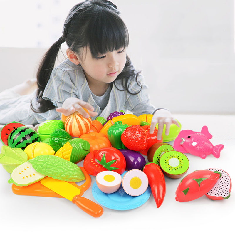 Children Toys Cutting Fruits a - Kids Outdoor Kitchen Accessories ulasan dan harga