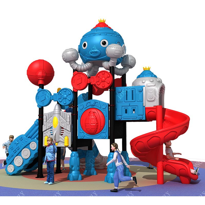 China Factory Kids Plastic Sli - Kids Outdoor Park ulasan dan harga