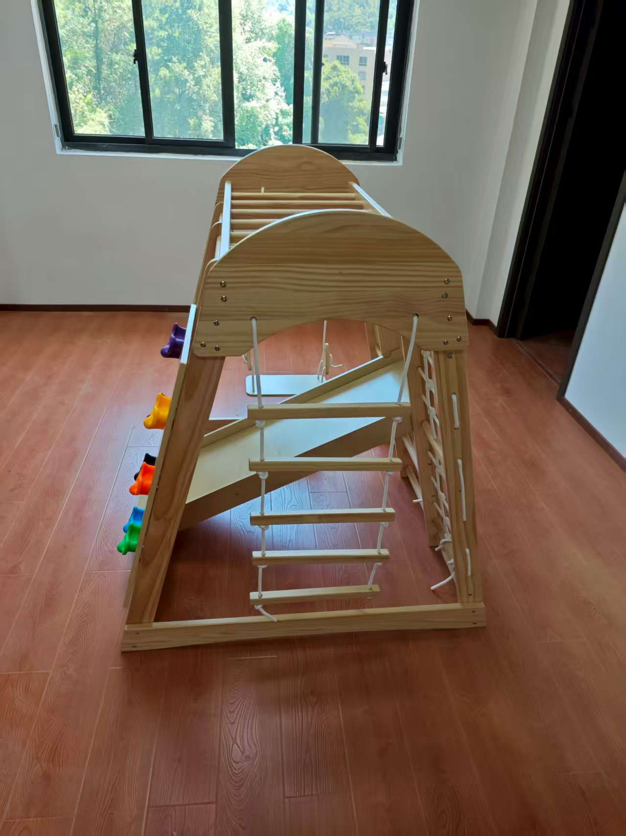 Wooden Kids Climbing Frame Lad - Kids Outdoor Wooden Climbing Frame ulasan dan harga