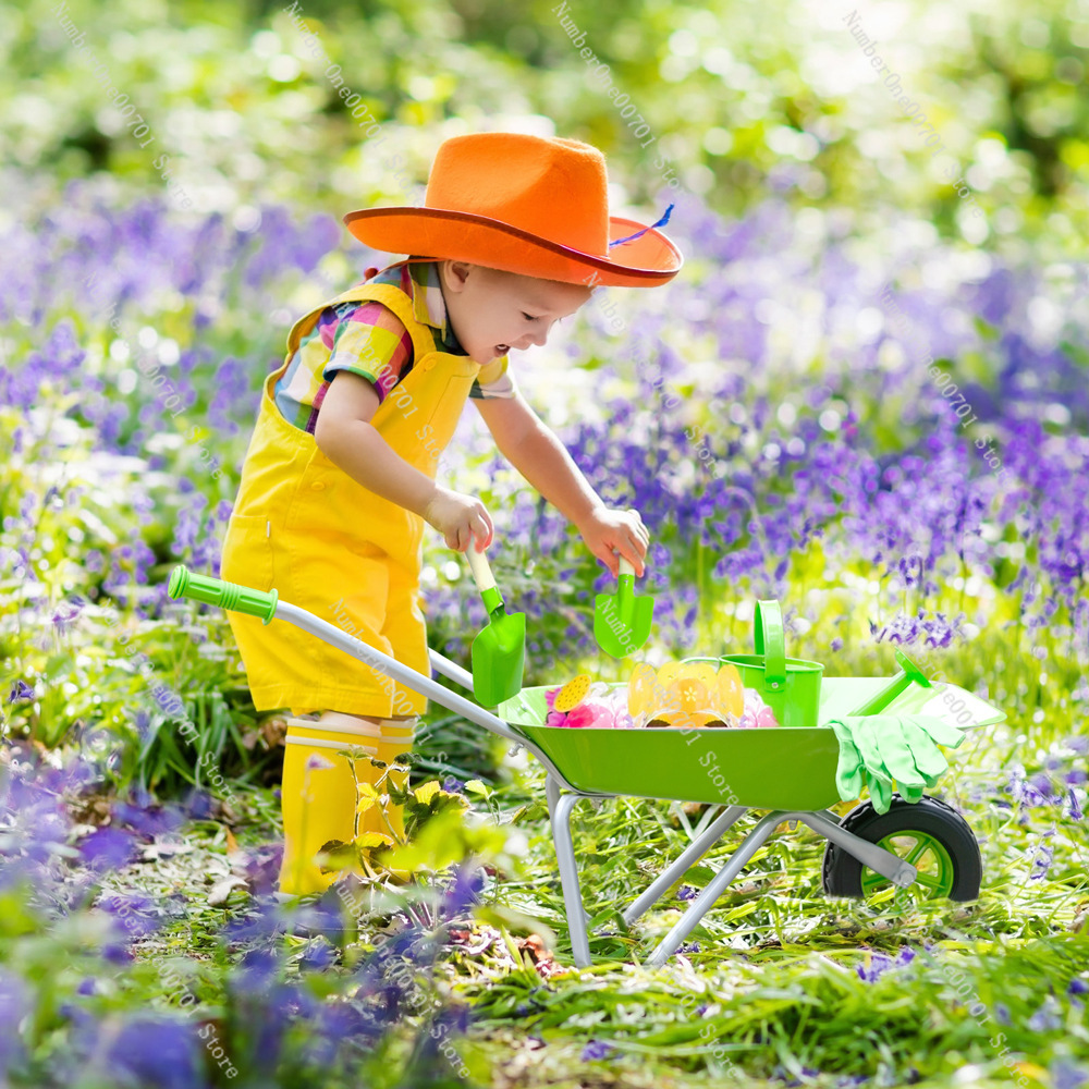 Kids Outdoor Wheelbarrow, Gree - Kids Outdoor Play ulasan dan harga
