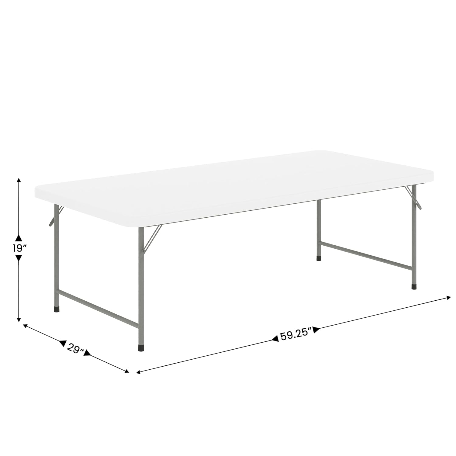 Kids 4.93ft Plastic Folding Ta - Kids Outdoor Folding Table ulasan dan harga