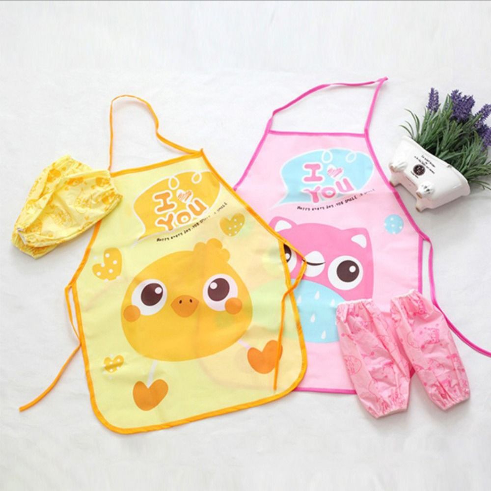 New Waterproof Apron Antifouli - Kids Outdoor Kitchen Accessories ulasan dan harga
