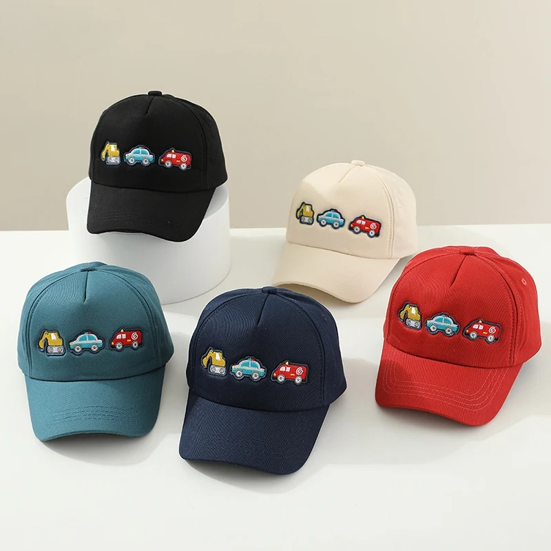 School Boy Baseball Hats Vehic - Kids Outdoor Hat ulasan dan harga