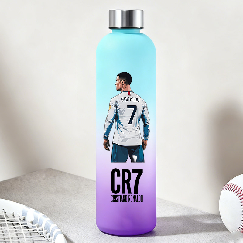 900ML CR7 Water Bottles Casual - Kids Outdoor Kitchen Accessories ulasan dan harga