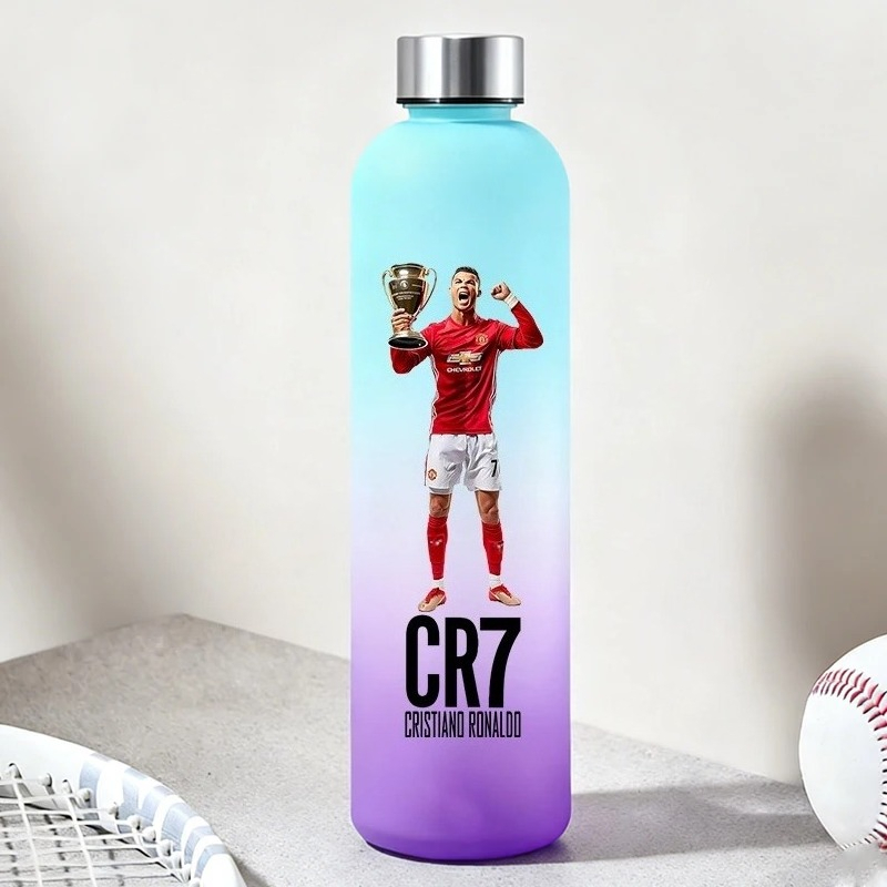 900ML CR7 Water Bottles Casual - Kids Outdoor Kitchen Accessories ulasan dan harga