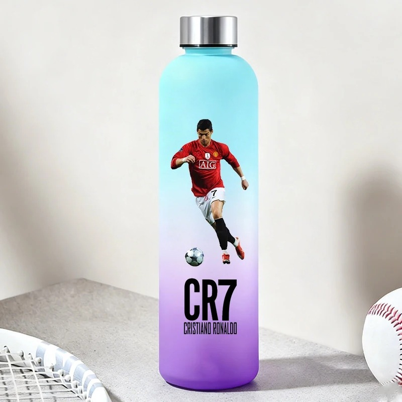 900ML CR7 Water Bottles Casual - Kids Outdoor Kitchen Accessories ulasan dan harga