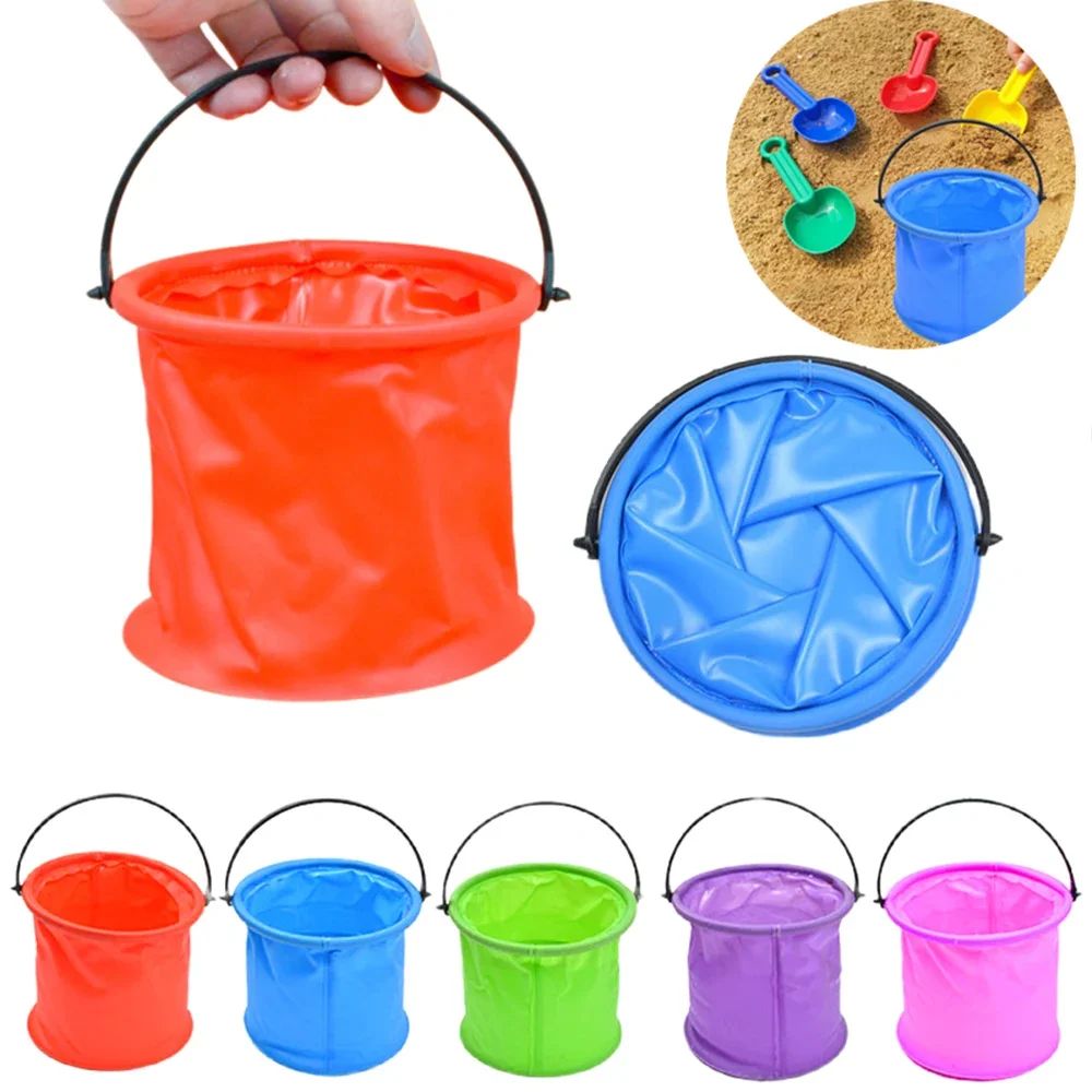 Collapsible Beach Sand Bucket  - Kids Outdoor Kit ulasan dan harga