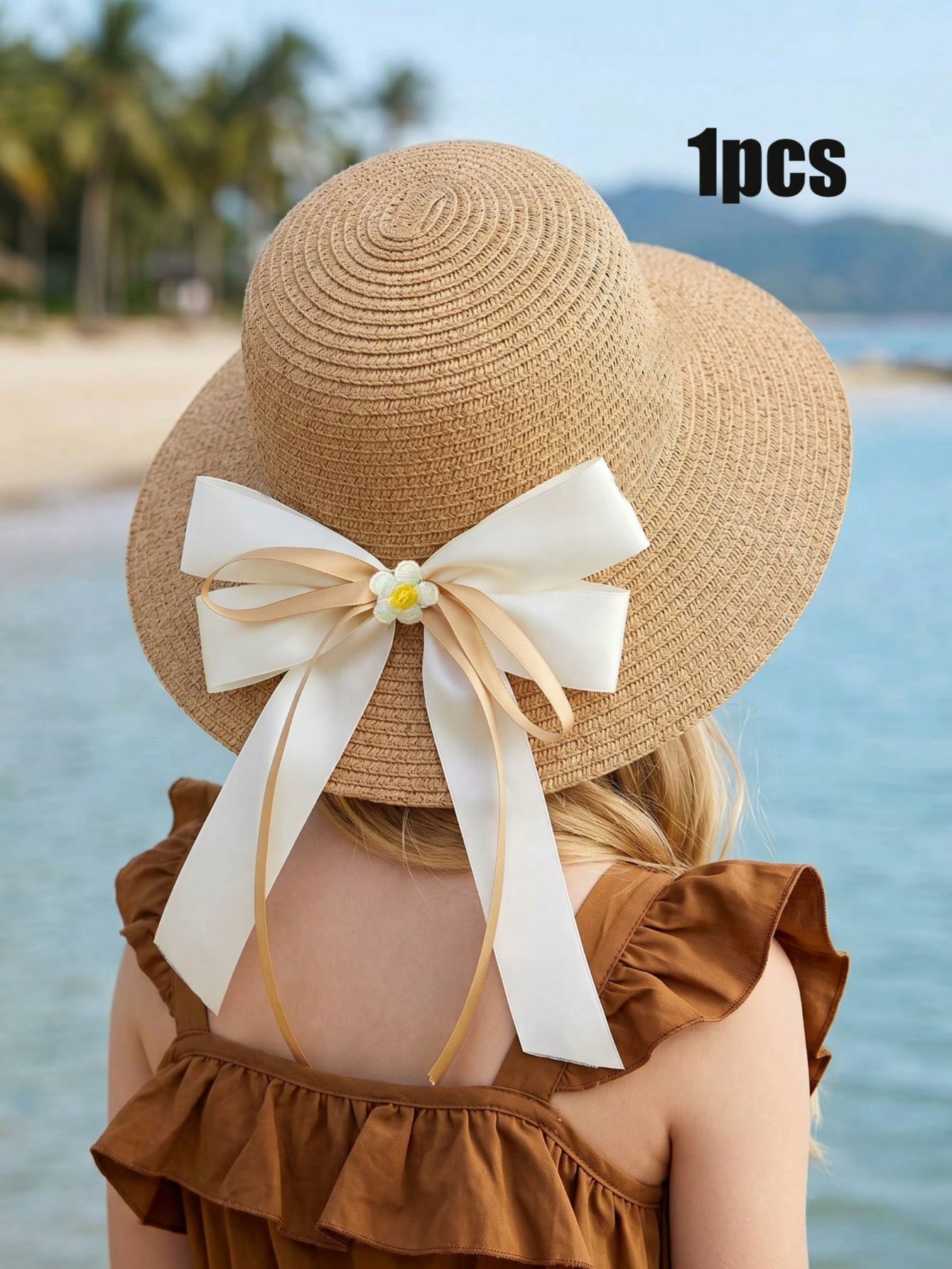 1Pc 3-8Y Girls Coffee Bow Stra - Kids Outdoor Play ulasan dan harga