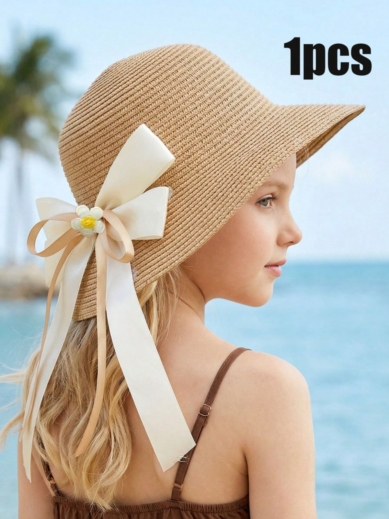 1Pc 3-8Y Girls Coffee Bow Stra - Kids Outdoor Play ulasan dan harga